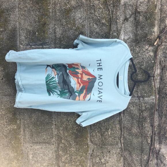 GAP Mojave Desert Graphic Tee Mint Distressed M - Picture 6 of 9